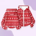 thumbnail image 2 of Children's Fashion Christmas Printed Long Sleeved Hooded Sweatshirt, Girls' Hoodie Jacket, 2 of 6