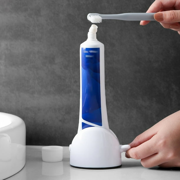 Dispensador de pasta de dientes manual con clip para exprimidor de pasta de dientes Lazy