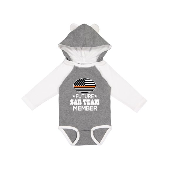 Inktastic Future Sar Team Search and Rescue Member Boys or Girls Long Sleeve Baby Bodysuit