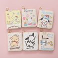 thumbnail image 5 of Sanrio Pochacco-monedero pequeño de dibujos animados para estudiantes, cartera corta con cremallera, paquete de tarjetas, Cartera de moda de dibujos animados Kawaii, tarjeta bancaria, 5 of 5