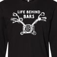 thumbnail image 4 of Inktastic Life Behind Bars Motorcycle Long Sleeve T-Shirt, 4 of 5