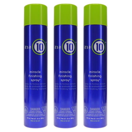 It's a 10 Miracle Finishing Spray 10 oz 3 Pack