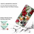thumbnail image 3 of Deep Red Flower Case for iPhone 14 Pro Max,Aesthetic Colourful Floral Pattern Soft TPU Full Cover Case, 3 of 5