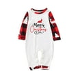 thumbnail image 1 of Pisexur Christmas Pajamas for Family Add Festive Atmosphere Family Christmas Pjs Matching Sets Reindeer and Snowflake Patterned Sleepwear Xmas PJS Set for Couples and Kids Christmas Pajamas, 1 of 6