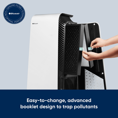 Blueair - Replacement 7400 SmartFilter for Protect 7470i & 7410i Air Purifiers - Black