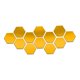 thumbnail image 2 of 12 pegatinas de pared de ajuste de espejo acrílico extraíbles para el hogar, sala de estar, dormitorio, decoración autoadhesiva ( medio, 1,6 40x23mm Baoblaze adhesivo de pared hexagonal espejo, 2 of 7