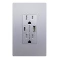 thumbnail image 1 of LIDER Prise Murale USB-C 36W Power Delivery, Réceptacle Duplex Résistant aux Manipulations avec Ports de Charge USB Type-C/USB Type-A, Couvercle de Face Interchangeable, 1 of 8