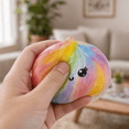 thumbnail image 4 of Giant Rainbow Dumpling Squishy Toys with Steamer Basket, Cute Bao Bun Slow Rising Stress Ball, Kawaii Sensory Fidget Squeeze Toys for K*-ids and Adults, Anxiety Relief Desk Toys, 4 of 11