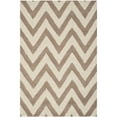 thumbnail image 5 of SAFAVIEH Cambridge Kaitlyn Zig Zag Stripes Wool Area Rug, Beige/Ivory, 3' x 5', 5 of 10