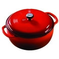 thumbnail image 5 of Lodge Enamel Cast Iron 7.5 Quart Dutch Oven, Blue, EC7D33, 5 of 9