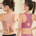 thumbnail image 2 of Ropa interior deportiva de fitness para mujer, de malla de gran tamaño, resistente a los golpes y de alta resistencia, para yoga, correr, fitness, fina y hueca, 2 of 6