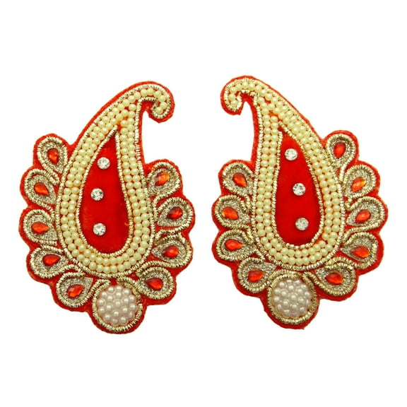 Royal Applique Supply Decorative Paisley Crafting Appliques Sewing By By 1 Pair