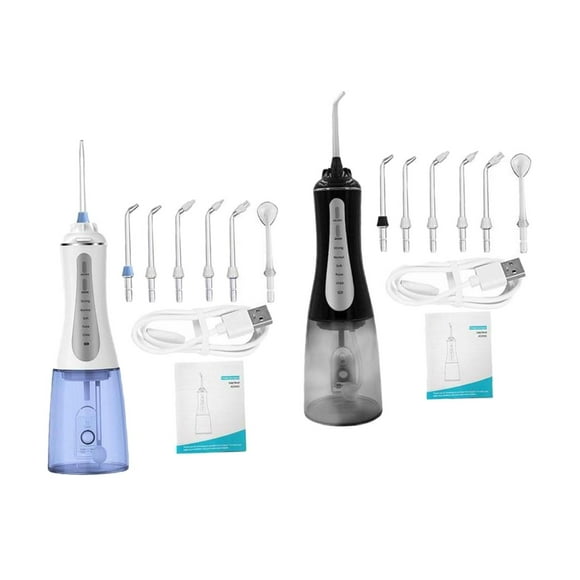 hilo dental,Hilo dental de agua para limpieza dental inalámbrico,Irrigador oral recargable portátil impermeable,Potente limpiador de dientes con agua de 5 modos para viajes,Irrigador de