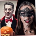 thumbnail image 5 of Kit de 4 colmillos de vampiro retráctiles, dientes telescópicos, colmillos, tirantes, dentaduras postizas falsas con colmillos de fiesta de Halloween (3 piezas normales), adorno de Halloween, 5 of 5