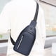 thumbnail image 4 of Bolso de pecho | Bolso bandolera pequeño para viajes, deportes y hombro | Mochila ligera y compacta de poliéster repelente al agua | Correas ajustables y panel trasero transpirable | Para ir al, 4 of 6