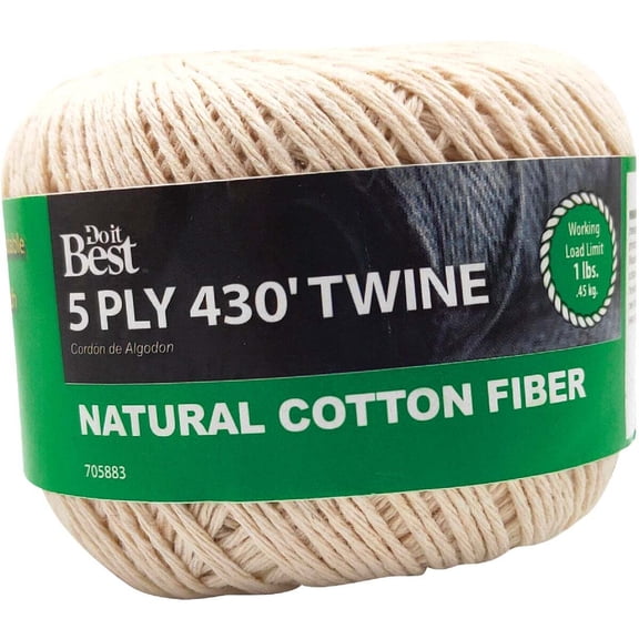 Do it Best 5-Ply x 430 Ft. Natural Cotton Twine 705883