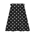thumbnail image 7 of Bovxnpu Plus Size Skirts For Women, Women's Stretchy Flared Casual Mini Skirt, Women's Summer Beach Polka Printing Lace Drawstring Tie Adjustable Skirt XXXL, 7 of 7