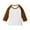 Kids Tops Brown, variant on Boys & Girls 3/4 Sleeve Tops Casual Crewneck T Shirts Size 3-14 Teens Trendy Color Block Pullover Raglan Basic Loungewear Workout Tees Top
