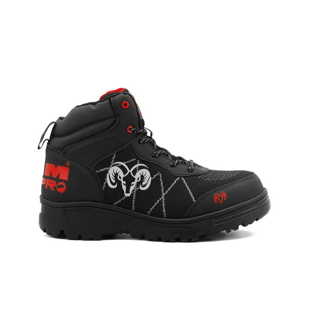 Botas Tactica Para Hombre Ram De Trabajo Con Casquillo negro 29