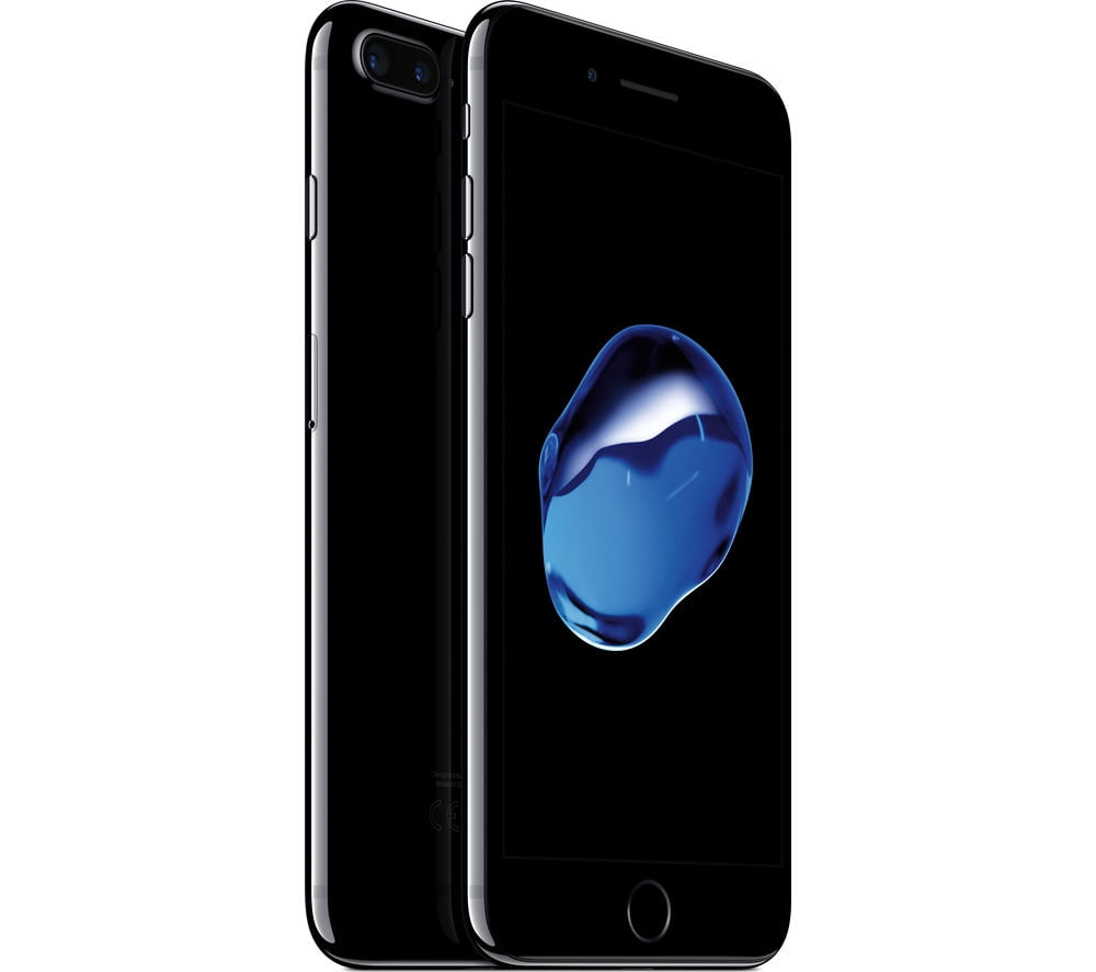 iPhone 7 Plus Jet Black 128 GB SIMフリー - 携帯電話
