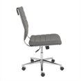 thumbnail image 2 of Brika Home Chaise Basse de Bureau en Gris, 2 of 3