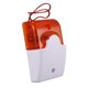 thumbnail image 2 of 3X Mini Sirena de Advertencia EstroboscóPica con Cable Dc 12V Alarma de Sonido Luz Intermitente Sirena de Sonido Bocina de Alarma Seguridad para Hogar 115Db Naranja, 2 of 5