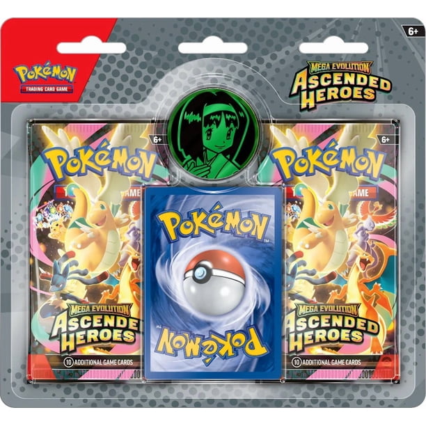 ポケカ　Mega Evolution Ascended Hero 2点セット② Pokemon TCG: Mega Evolution: Ascended Heroes: 2-Pack Blister
