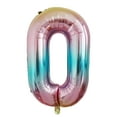 thumbnail image 1 of Number Foil Balloons Color Number Ballon Happy Birthday Party Decoration, 1 of 1