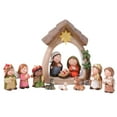 thumbnail image 2 of Hometravel LED Nativity Scene, Lighted Manger Group Display, Religious Christmas Ornament with Illuminated Figure Arrangement, 2 of 9