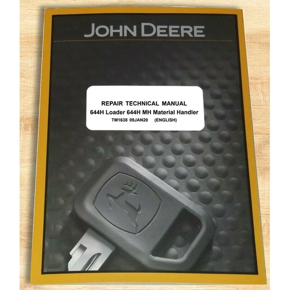 John Deere 644H, 644-H MH Loader   Service Manual - Part Number # TM1638