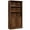 Grand Walnut, variant on Pemberly Row 3-Shelf Modern Engineered Wood Bookcase in Chestnut