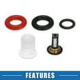 thumbnail image 7 of Unique Bargains 4 Set Fuel Injector O Rings Seals No.16450PNEG01 with Micro Filters for Acura RSX 05-06 for Honda Civic, 7 of 7