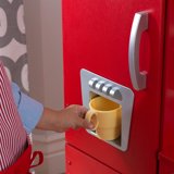 red vintage play kitchen