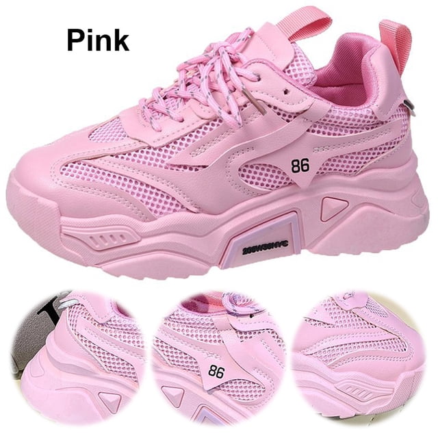 Zapatos Casuales para Papá Gruesas Mujer Antideslizantes Transpirables Entrenamiento Físico