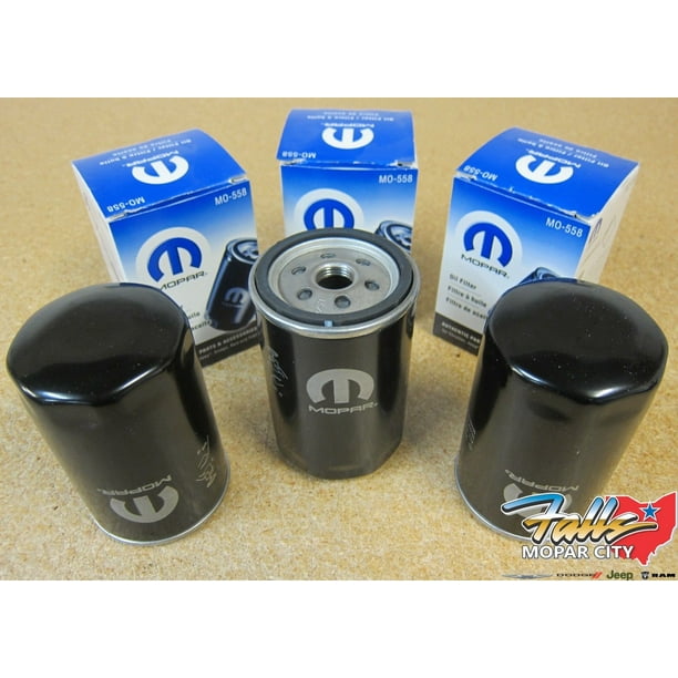 2003 2006 Jeep Liberty 2 8l Diesel Engine Oil Filter Set Of 3 Mopar Oem Walmart Com Walmart Com