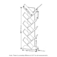 thumbnail image 2 of Furinno Tree Bookshelf 9-Tier Floor Standing Tree Bookcase, Espresso, 2 of 6