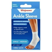 Walgreens Ankle Sleeve Medium1.0ea