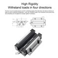 thumbnail image 4 of Linear Guide Rail, Linear Sliding Guideway 300mm Erosion Resistant Excellent Interchangeability Easy Installation  for CNC Machine, 4 of 7