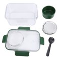 thumbnail image 2 of Contenedor De Ensalada De Alimentos Con Compartimento Para Aderezo, ABS, Reutilizable, A Prueba De Fugas, Portátil, Lonchera Para Ensalada, Contenedor De Almacenamiento De, 2 of 7