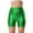 Green, variant on MAIHAN-Women's Gold Print High Waist Leggings - High Waisted Metallic Shorts for Women - Shiny Silver Party Shorts, Stretchy Rave Bottoms for Dance Festival(Gold,L)