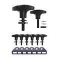 thumbnail image 1 of Gpca - Juego De Anclaje De Amarre De Liberación Rápida Y Placa D Para Extracción Rápida De La Parte Superior De Jeep, Amarres Para Camionetas, Accesorios Para Jeep Wrangler Para Modelos 4Xe Jl Jk Y Te, 1 of 5