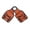 Orange, variant on Horse Western Trail Riding Saddle Suede Leather Horn Bag Orange 102AA39OR