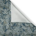 thumbnail image 6 of Ambesonne Paisley Valance & Curtain, Persian Curved Tip Motif, 55"x36", Dark Blue Beige, 6 of 6