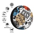thumbnail image 4 of Kdxio Spare Tire Cover for RV Trailer, Waterproof Wheel Cover,Camper Spare Tire Cover Fit for Rv SUV Truck Travel Trailer 16 inch-French Food, 4 of 8