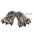 thumbnail image 3 of Sonducket Pantuflas de felpa suaves y delicadas para niños, pantuflas peludas para niños, zapatillas para el hogar, pantuflas para niños, Accesorios de calzado blanco, 3 of 6