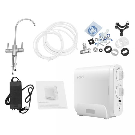

600GPD High Flow Under Sink Reverse Osmosis Water Filtration System Water Purifier For Home 1.5:1 Drain Rate