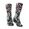 thumbnail image 4 of Boho Floral Stockings Bohemian Style Hippie Graphic Retro Socks Winter Non Skid Socks Wome, 4 of 7