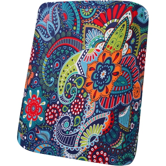 Printed Couch Cushion Covers, Floral Sofa Covers Washable for Cushion Couch, Stretch Pattern Outdoor Cushion Covers for Patio Furniture with Elastic Bottom(Small, Paisley)