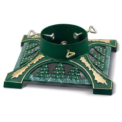 Fancy Heavy Duty Christmas Tree Stand - For Real Live Trees Up To 9