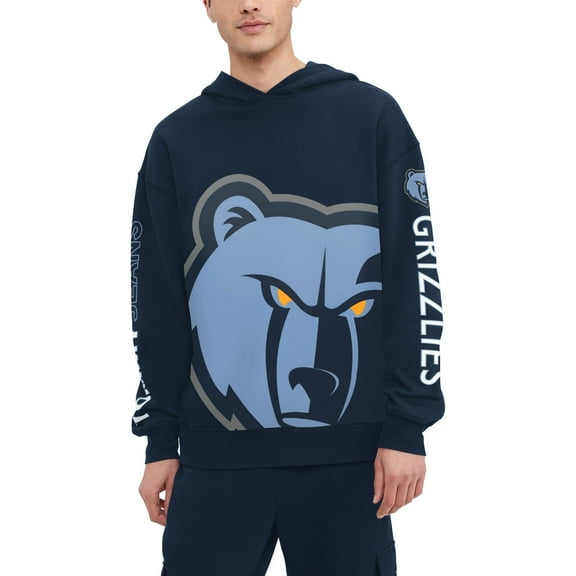 Men's Tommy Jeans Navy Memphis Grizzlies Kenny-Pullover Hoodie